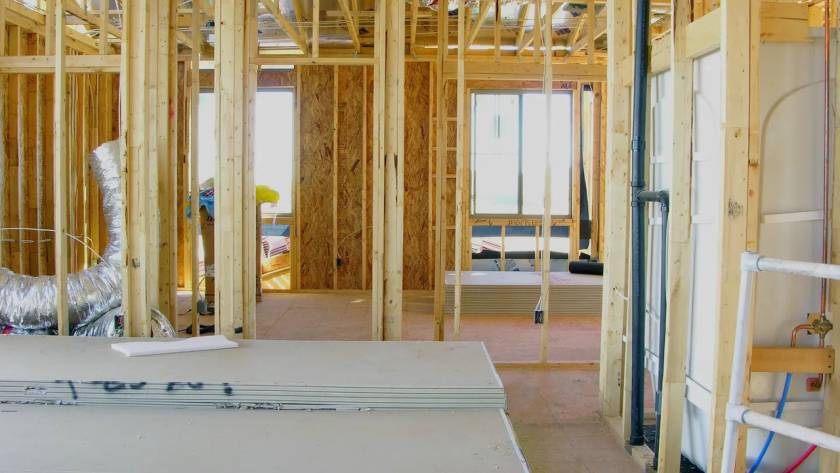 An ongoing home remodeling