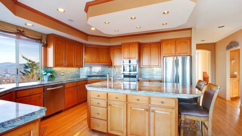 A contemporary modern kitchen remodel
